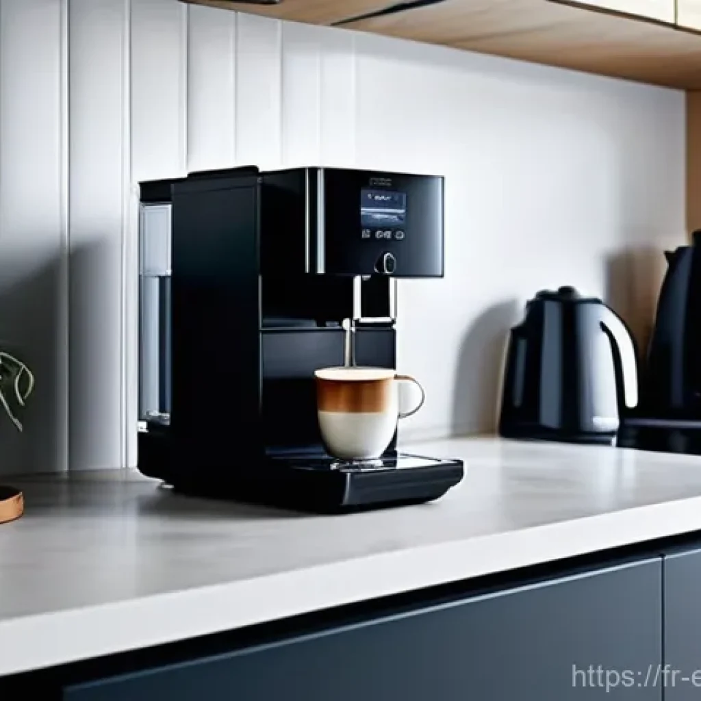 자동 제어 이론 - **Prompt:** A cozy, modern French kitchen bathed in soft morning light. A sleek, minimalist smart co...